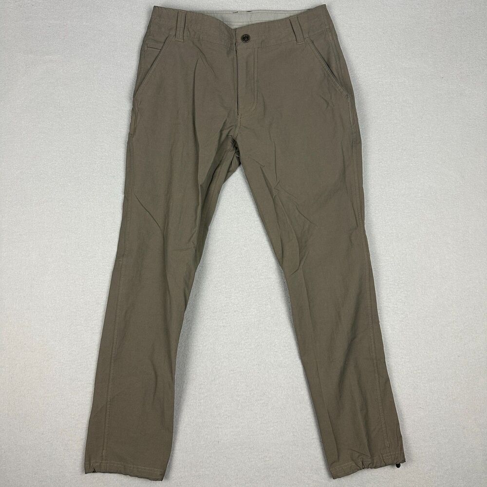 KUHL Mens Size 30x30 Resistor Tapered Chino Pants Vintage Green Stretch Hiking
